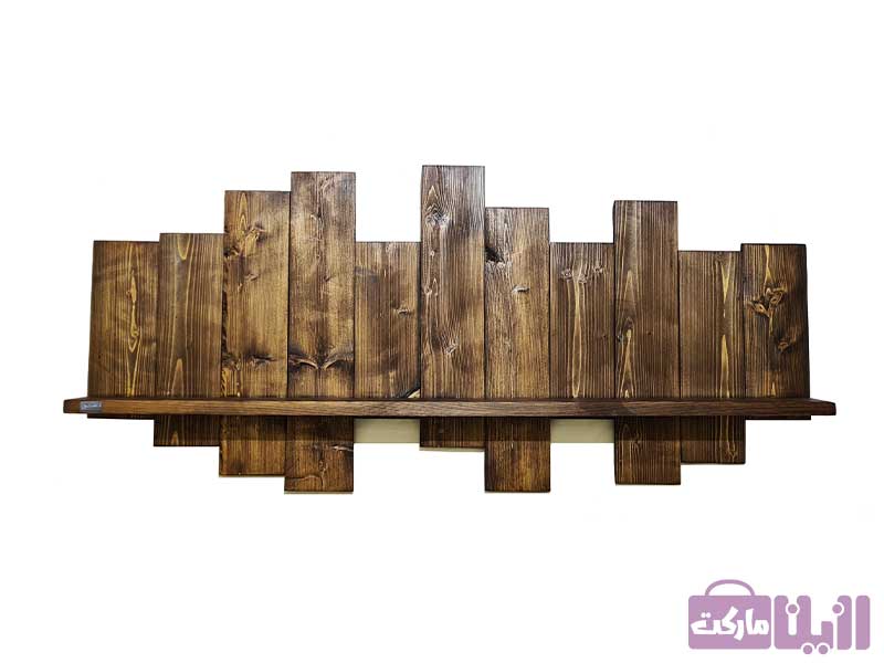 شلف دیواری چوبی مدل لاروس