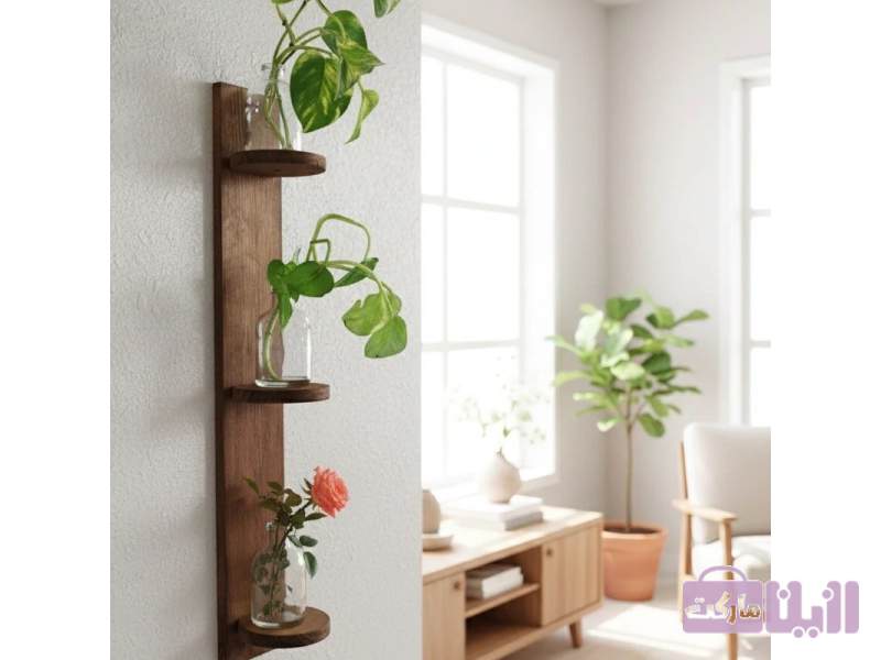 استند گلدان دیواری مدل شاهین سه طبقه